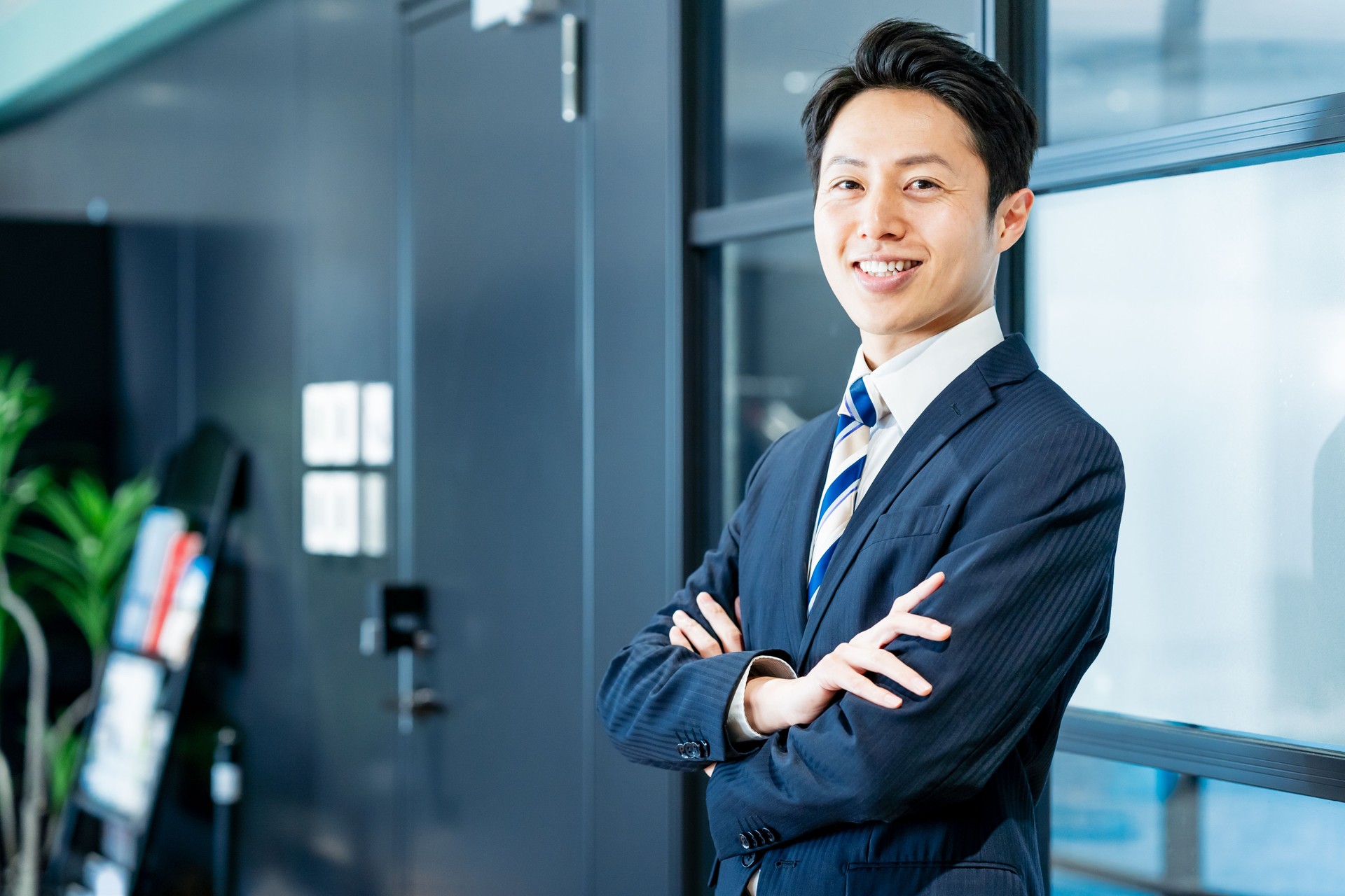 business person working in office